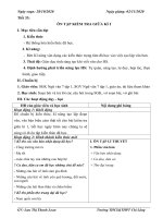 Tiết 33   ôn tập kiểm tra giữ kì 1