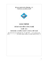 Giáo trình Hàn ống công nghệ - Nghề: Hàn - CĐ Kỹ Thuật Công Nghệ Bà Rịa-Vũng Tàu