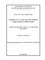 Nghiên cứu và chế tạo thử nghiệm thiết bị bảng thông minh