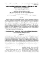 Đánh giá tình hình thực hiện chương trình mỗi xã, phường một sản phẩm ở huyện Bình Liêu, tỉnh Quảng Ninh