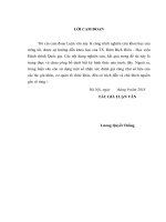 Xử lý vi phạm hành chính trong lĩnh vực buôn bán hàng giả trên địa bàn quận ba đình, thành phố hà nội 