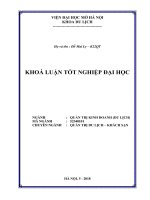 Thực trạng và biện pháp nâng cao chất lượng dịch vụ tại nhà hàng pacifica, khách sạn pan pacific hà nội
