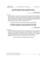 Tổng hợp một số xeton α,β- không no đi từ 3-axetyl-4-hiđroxi-1-metylquinolin-2-(1H)-on