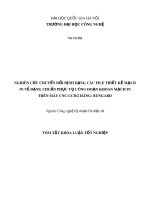 Tóm tắt khóa luận tốt nghiệp: Nghiên cứu chuyển đổi, định dạng các file thiết kế mạch in về dạng chuẩn phục vụ công đoạn khoan mạch in trên máy CNC CCD2 hãng Bungard