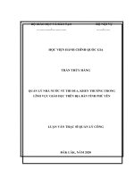 Quản lý nhà nước về thi đua   khen thưởng trong lĩnh vực giáo dục trên địa bàn tỉnh phú yên 