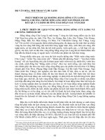 Phát triển du lịch đồng bằng Sông Cửu Long trong chương trình mỗi làng một sản phẩm (OCOP) kết quả và định hướng giai đoạn sau năm 2020