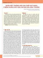 Nhân một trường hợp can thiệp nút mạch ở bệnh nhân chảy máu âm đạo sau sinh thường