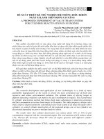 Đề xuất thiết kế thử nghiệm hệ thống điều khiển ngắt xi lanh trên động cơ xăng