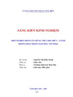 Một số biện pháp gây hứng thú cho trẻ 3  4 tuổi trong hoạt động giáo dục âm nhạc 