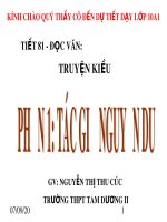 Bài giảng Ngữ văn 10 - Đọc văn: Truyện Kiều (Phần 1: Tác giả Nguyễn Du)