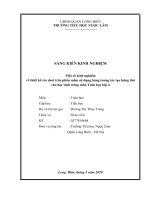 Một số kinh nghiệm về thiết kế trò chơi trên phần mềm sử dụng bảng tương tác tạo hứng thú cho học sinh trong môn toán học lớp 4