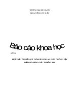 Báo cáo khoa học: Bước đầu tìm hiểu quá trình hình thành, phát triển và đặc điểm của bảng chữ cái tiếng Hàn