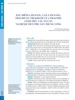 Đặc điểm lâm sàng, cận lâm sàng, thái độ xử trí khi đẻ của thai phụ giảm tiểu cầu vô căn tại Bệnh viện Phụ sản Trung ương