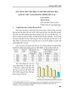 Xây dựng thư viện điện tử hổ trợ cho dạy học lịch sử Việt Nam (Chương trình lớp 11-12)