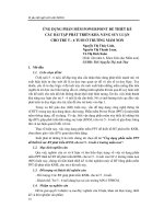 Ứng dụng phần mềm powerpoint để thiết kế các bài tập phát triển khả năng suy luận cho trẻ 5 – 6 tuổi ở trường mầm non