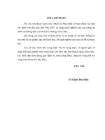 Quản lý nhà nước về hoạt động của đạo tin lành trên địa bàn tỉnh phú yên 