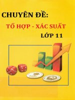 Chuyên đề tổ hợp xác suất lớp 11 