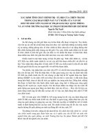 Xác định tính chất chính trị - xã hội của chiến tranh trong giai đoạn hiện nay và ý nghĩa của vấn đề đối với sinh viên ngành Sư phạm Giáo dục quốc phòng và an ninh trường đại học