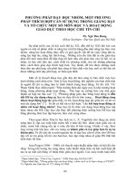 Phương pháp dạy học nhóm, một phương pháp thích hợp cần sử dụng trong giảng dạy và tổ chức một số môn học và hoạt động giáo dục theo học chế tín chỉ