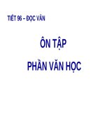 Bài giảng Ngữ văn 10: Ôn tập phần văn học