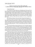 Kết quả 10 năm xây dựng nông thôn mới và những tồn tại, thách thức trên địa bàn tỉnh Sóc Trăng