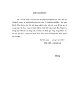 Xử lý vi phạm hành chính trong lĩnh vực buôn bán hàng giả trên địa bàn quận ba đình, thành phố hà nội 