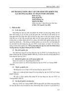 Hỗ trợ hoạt động học tập cho sinh viên khiếm thị tại trường đại học Sư phạm Tp Hồ Chí Minh