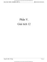 BÀI tập TRẮC NGHIỆM TOÁN 12 có đáp án – NGUYỄN bảo VƯƠNG 