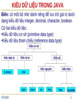 Bài giảng Lập trình hướng đối tượng: Bài 2 - ĐH Kinh tế Luật
