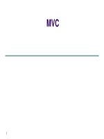 Bài giảng Phát triển phần mềm mã nguồn mở: MVC