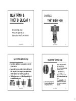 Bài giảng Quá trình và thiết bị Silicat 1: Chương 3 – ĐH BKTPHCM