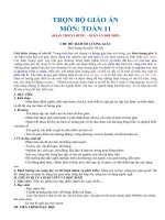 TRỌN BÔ GIÁO ÁN TOÁN 11 SOẠN THEO HƯỚNG ĐỔI MỚI