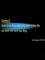 Bài giảng Quản trị kênh phân phối: Chương 6 – Phạm Văn Tuấn