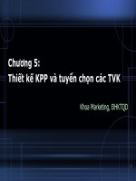 Bài giảng Quản trị kênh phân phối: Chương 5 – Phạm Văn Tuấn