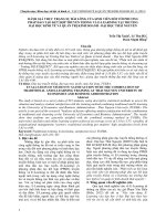 Đánh giá thực trạng sự hài lòng của sinh viên đối với phương pháp đào tạo kết hợp truyền thống và E-Learning tại trường Đại học Kinh tế và Quản trị kinh doanh – Đại học Thái