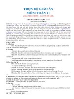 TRỌN BỘ GIÁO ÁN - toán 11