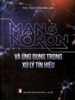 Ứng dụng mạng nơ-rôn trong xử lý tín hiệu viễn thông: Phần 1