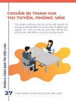 Cẩm nang chọn nghề: Phần 2