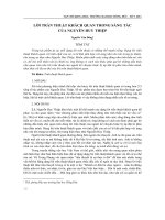 Lời trần thuật khách quan trong sáng tác của Nguyễn Huy Thiệp