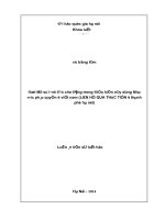 Đổi mới sự lãnh đạo của đảng trong điều kiện xây dựng nhà nước pháp quyền ở việt nam (liên hệ qua thực tiễn ở thành phố hà nội) 