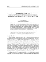 Bồi dưỡng và đào tạo đội ngũ hướng dẫn viên du lịch tình nguyện hỗ trợ nguồn nhân lực du lịch thủ đô Hà Nội