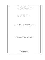 Pháp luật về thỏa thuận trọng tài thương mại 