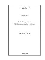 Hoàn thiện pháp luật về thi đua, khen thưởng ở việt nam  