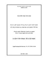 Pháp luật quốc tế và pháp luật việt nam về ngăn ngừa và xóa bỏ lao động trẻ em luận văn ths  pháp luật và quyền con người 001 