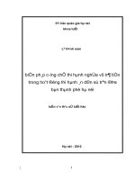 Biện pháp cưỡng chế thi hành nghĩa vụ trả tiền trong hoạt động thi hành án dân sự trên địa bàn thành phố hà nội 