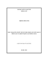 Thực thi quyền sở hữu trí tuệ theo pháp luật việt nam và pháp luật của một số quốc gia ở đông nam á 