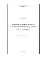 Cơ chế giải quyết tranh chấp về chủ quyền lãnh thổ trên biển theo luật quốc tế và thực tiễn giải quyết tranh chấp giữa việt nam và các nước  