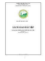 Sách giao bài tập: Phương pháp tiếp cận khoa học