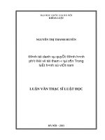 Định tội danh và quyết định hình phạt đối với tội tham ô tài sản trong luật hình sự việt nam 