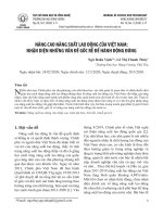 Nâng cao năng suất lao động của Việt Nam: Nhận diện những vấn đề gốc rễ để hành động đúng